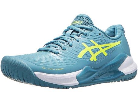 Asics Gel Challenger 14 AC Blue/Yellow Women's Shoes | Tennis Warehouse  Europe