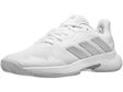 adidas CourtJam Control Clay White/Silver Women's Shoes