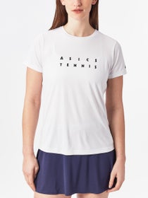 Camiseta mujer Asics Core Court Graphic - Blanco