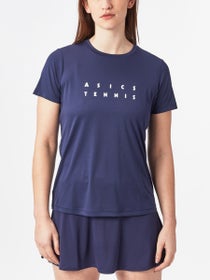 Camiseta mujer Asics Core Court Graphic - Azul Marino