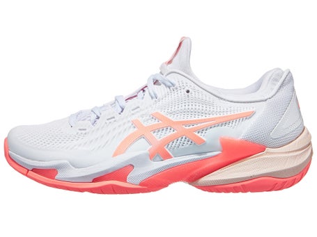 Asics Court FF 3 AC\White/Sun Coral Womens Shoes