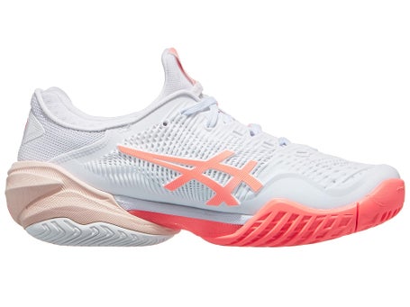 Asics Court FF 3 AC\White/Sun Coral Womens Shoes