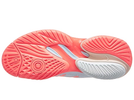 Asics Court FF 3 AC\White/Sun Coral Womens Shoes