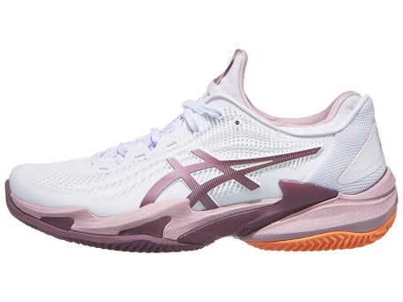 Asics Court FF 3 Clay\White/Watershed Rose Womens Shoes