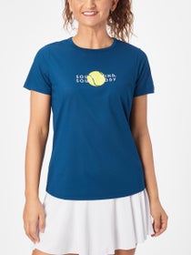 Camiseta mujer Asics Classic Graphic - Azul Marino