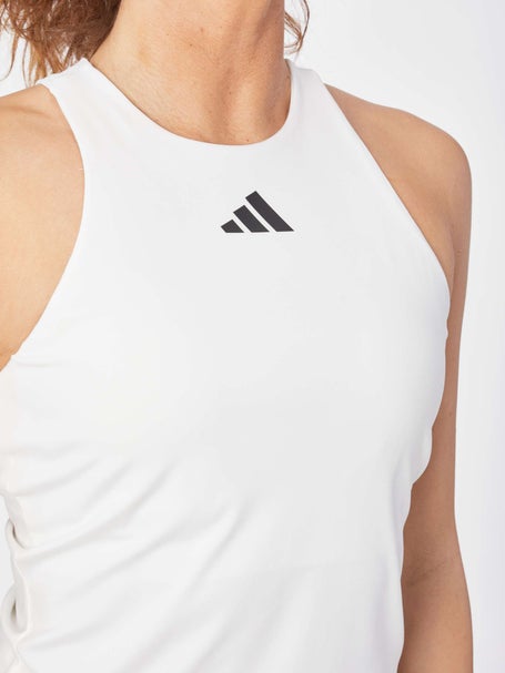 adidas Womens Core Y-Tank - White