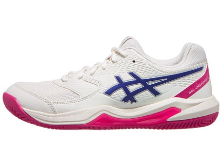 Asics Gel Dedicate 8 Clay\Cream/Dk Cobalt Womens Shoes