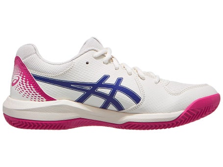 Asics Gel Dedicate 8 Clay\Cream/Dk Cobalt Womens Shoes