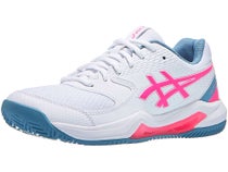 Asics Gel Dedicate 8 Padel White/Hot Pink Women's Shoes