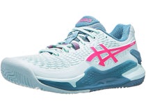 Asics Gel Resolution 9 Padel Sea/Pink Women's Shoes