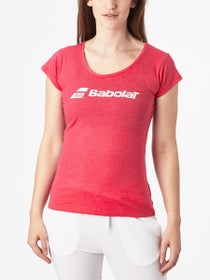 Camiseta manga corta mujer Babolat Exercise Logo