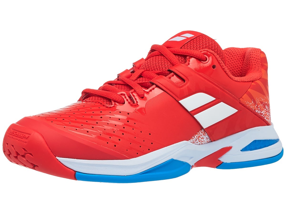 Babolat Propulse Clay Junior Tennis Shoe Red/Blue 