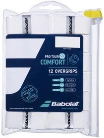 Babolat Pro Tour 2.0 Overgrips 12 Pack White