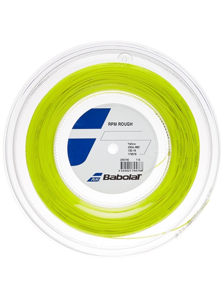 AG Poly 16 Polyester Tennis String Reel-Yellow 