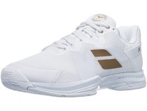 Chaussures Homme Babolat SFX3 Wimbledon Blanc/Or - TOUTES SURFACES
