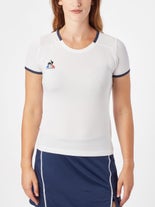 Le Coq Sportif Women Club Tennis Top White M