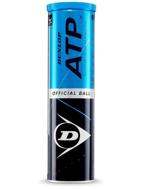 Tube de 4 Balles de Tennis Dunlop ATP