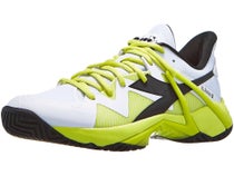 Chaussures Homme Diadora Speed B.Icon 2 Blanc/Noir/Primev&#xE8;re - TOUTES SURFACES