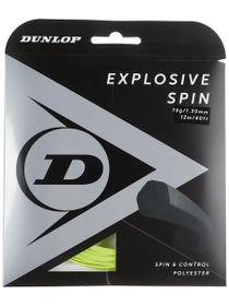 Dunlop Explosive Spin 1.30mm Tennissaite (Gelb) - 12m Set