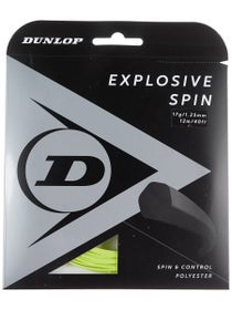 Set de cordaje Dunlop Explosive Spin 17G (1,25) - Amarillo
