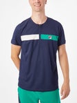 Camiseta t&#xE9;cnica botones hombre Fila US Open Emilio