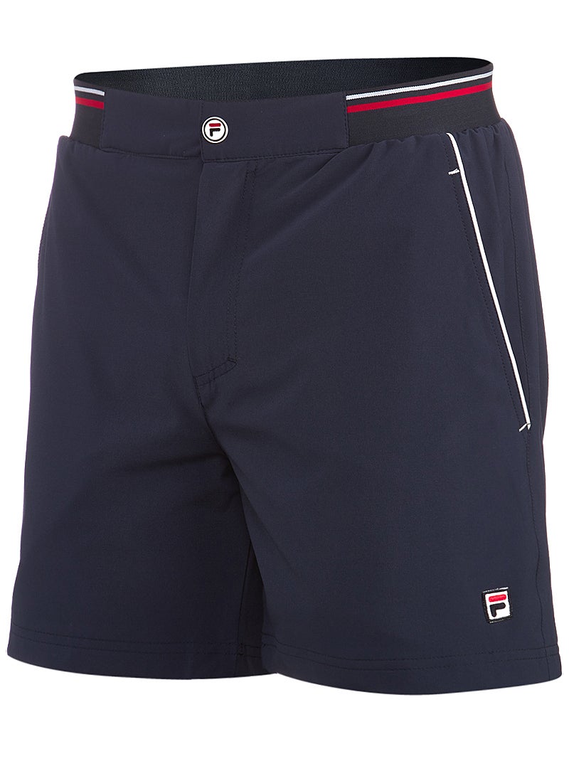 fila vintage borg tennis shorts navy