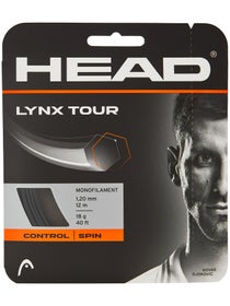 Head Lynx Tour 1.20mm Tennissaite - 12m Set (Schwarz)