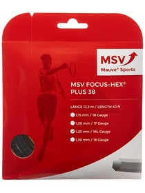 MSV Focus HEX Plus 38 1.25mm Tennissaite - 12.2m Set