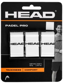 Overgrip HEAD Padel Pro - Pack de 3 (Blanco)