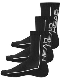 HEAD Performance Crew 3-Pack Socks Black