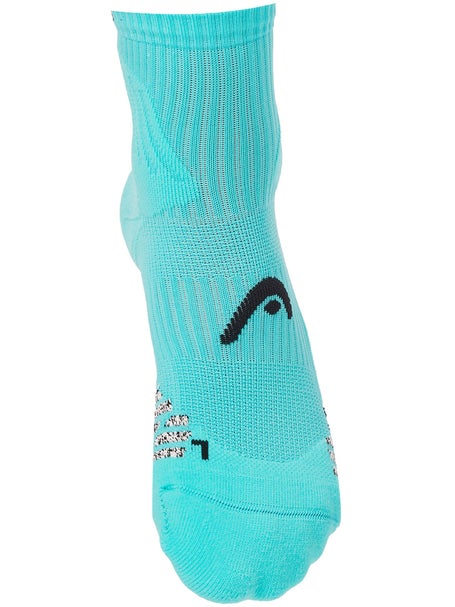 HEAD Padel Quarter 1-Pack Socks Aqua Blue