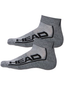 HEAD Performance Quarter 2-Pack Socks Grey
