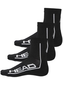 HEAD Performance Short Crew 3-Pack Socks Black