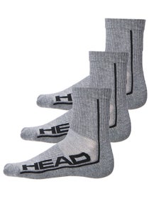 HEAD Performance Short Crew 3-Pack Socks Grey