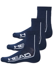 HEAD Performance Short Crew 3-Pack Socks Navy