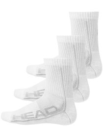 HEAD Performance Short Crew 3-Pack Socks White