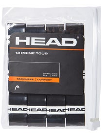 Head Prime Tour Overgrip 12 Pack Black