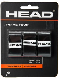 Overgrip HEAD Prime Tour - Negro (Pack de 3)