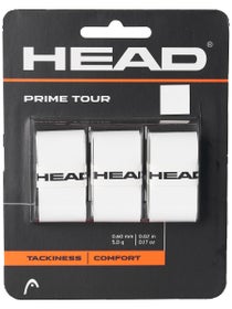 Overgrips HEAD Prime Tour - Blanco (Pack de 3)