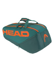 Borsa da tennis Head Pro L Verde/Arancione