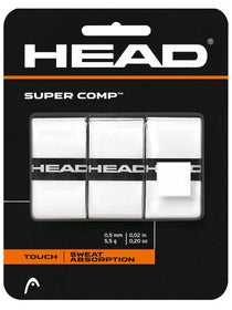 3 surgrips HEAD Supercomp blancs