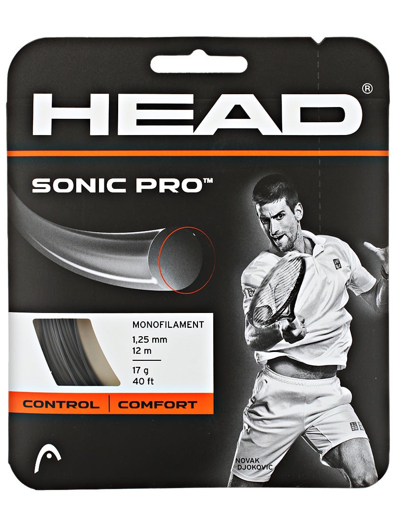 HEAD Sonic Pro schwarz 12m Tennissaite 