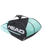 Raquetero HEAD Tour Team - Negro/Menta (12 raquetas)