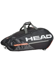 Raquetero HEAD Tour Team - Negro/Naranja (12 raquetas)