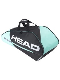 Borsa da 6 racchette Head Tour Team  (Nero/Mint) 