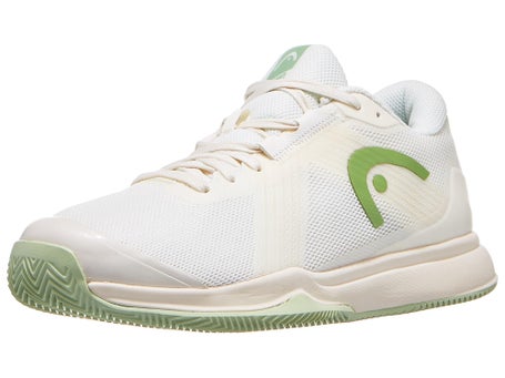 Zapatillas mujer HEAD Sprint Team 4.0 Chalk White Lt Green TIERRA BATIDA