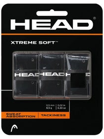 3 surgrips HEAD XtremeSoft noirs
