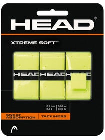 3 surgrips HEAD XtremeSoft jaunes