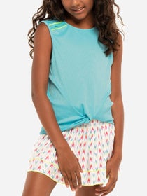 Lucky in Love Girl's Twist Front Tank