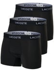 Lacoste Men 3P Performance Boxer Shorts Black 6/XL